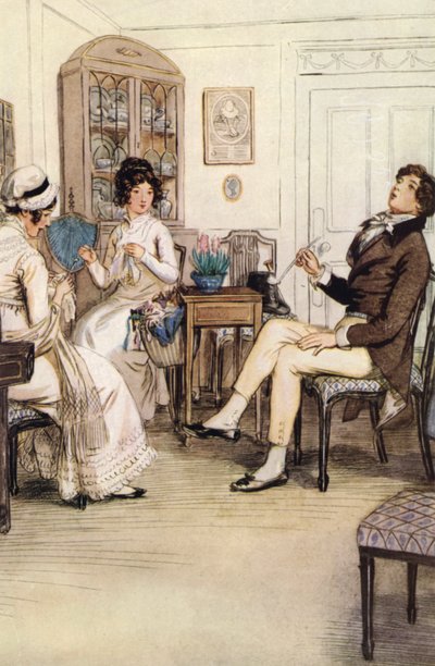 Illustratie voor Quality Street door Hugh Thomson