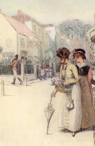 Illustratie voor Quality Street door Hugh Thomson