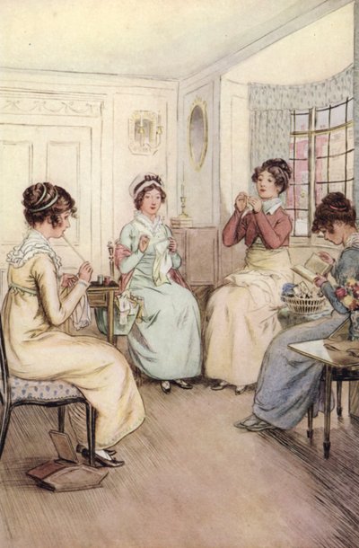 Illustratie voor Quality Street door Hugh Thomson