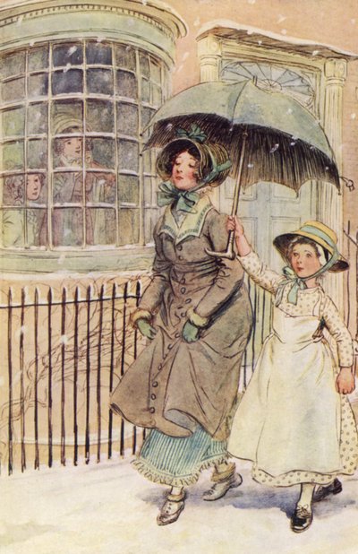 Illustratie voor Quality Street door Hugh Thomson
