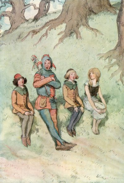 Illustratie voor Shakespeare