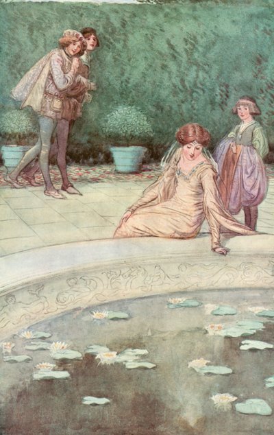 Illustratie voor Shakespeares Zoals het u bevalt door Hugh Thomson