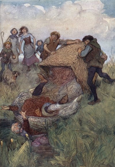 Illustratie voor The Merry Wives of Windsor door Hugh Thomson