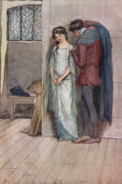 Illustratie voor De Vrolijke Vrouwen van Windsor door Hugh Thomson