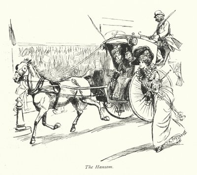 Londen: De Hansom door Hugh Thomson