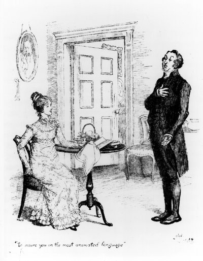 Mr. Collins en Elizabeth, uit 