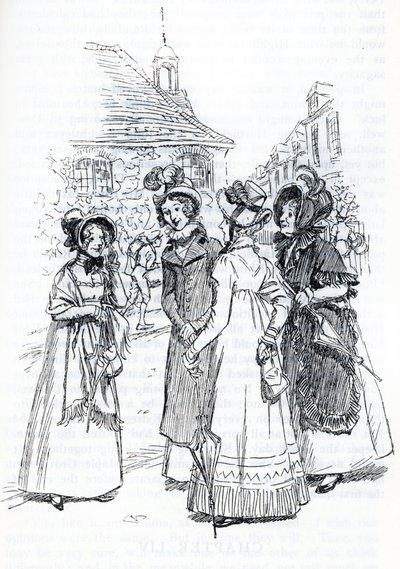 Mevrouw Cole, mevrouw Perry en mevrouw Elton (illustratie) door Hugh Thomson