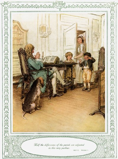 She Stoops to Conquer door Oliver Goldsmith door Hugh Thomson