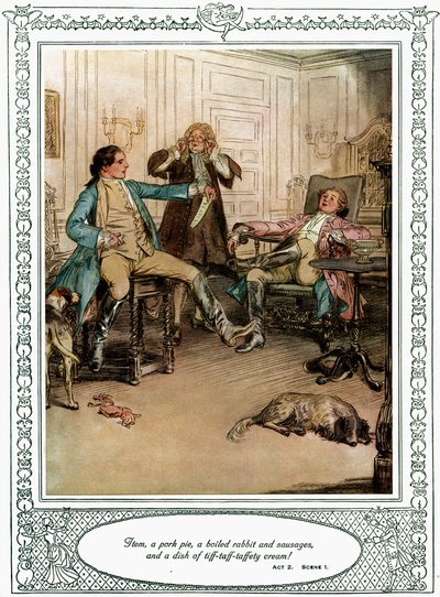 She Stoops to Conquer door Oliver Goldsmith door Hugh Thomson