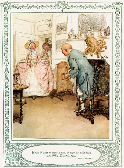 She Stoops to Conquer door Hugh Thomson