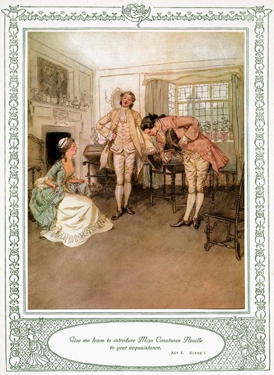 She Stoops to Conquer door Hugh Thomson