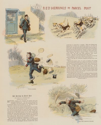 Rode haringen per pakketpost door Hugh Thomson
