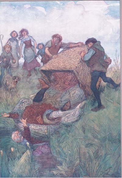 "In de Theems gegooid", illustratie uit 