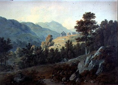 De boerderij van Alane, Colywrockan, nabij Killiecrankie door Hugh William Williams
