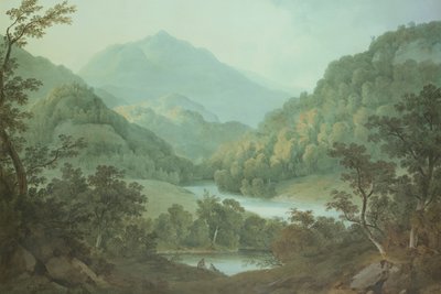 Uitzicht op Dundurn vanaf Dunira door Hugh William Williams