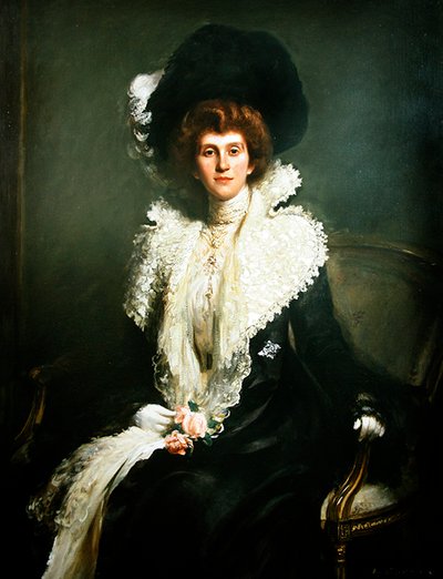 Mevrouw Arthur Balfour door Hugh de Twenebrokes Glazebrook