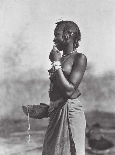 Afrika: Eliri meisje uit de bergen van Dar Nuba door Hugo Adolf Bernatzik