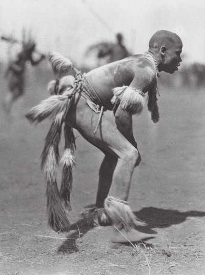Afrika: Nuba worstelaars door Hugo Adolf Bernatzik