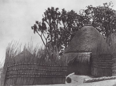 Afrika: Shilluk-tempel door Hugo Adolf Bernatzik