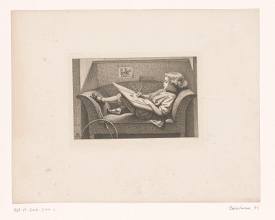 De kleine tekenaar door Hugo Bürkner