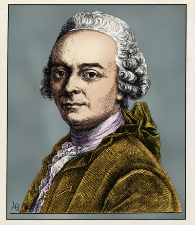 Karl Wilhelm Ramler (25 februari 1725-11 april 1798) door Hugo Bürkner