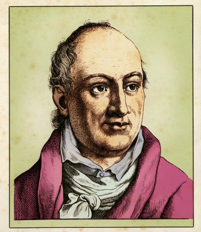 Salomon GESSNER (1 april 1730-2 maart 1788) 1854 door Hugo Bürkner