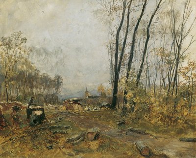 Au bij Klosterneuburg door Hugo Charlemont