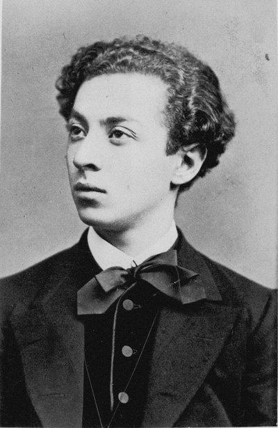 Portret van de pianist en componist Rafael Joseffy door Hugo Danz