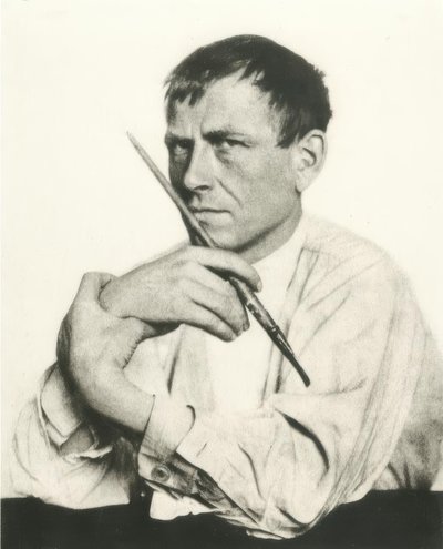 Otto Dix, portretfoto / Hugo Erfurth door Hugo Erfurth