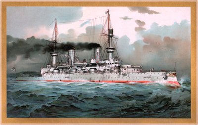 S.M. Linienschiff Kaiser Wilhelm II door Hugo Graf