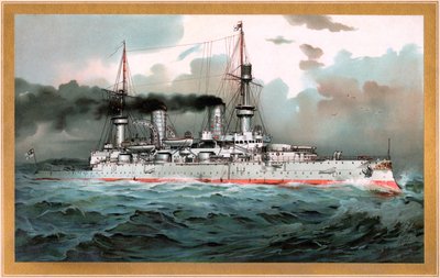 S.M. Linienschiff Kaiser Wilhelm II door Hugo Graf