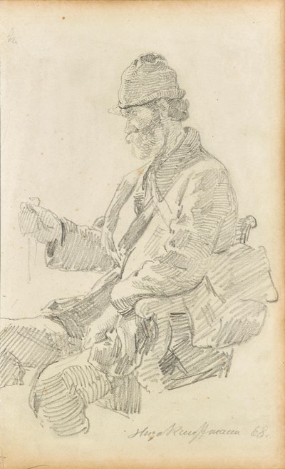 Rustende wandelaar door Hugo Kauffmann