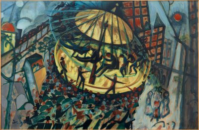 Wurstelprater door Hugo Scheiber