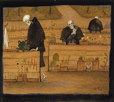 De tuin van de dood door Hugo Simberg
