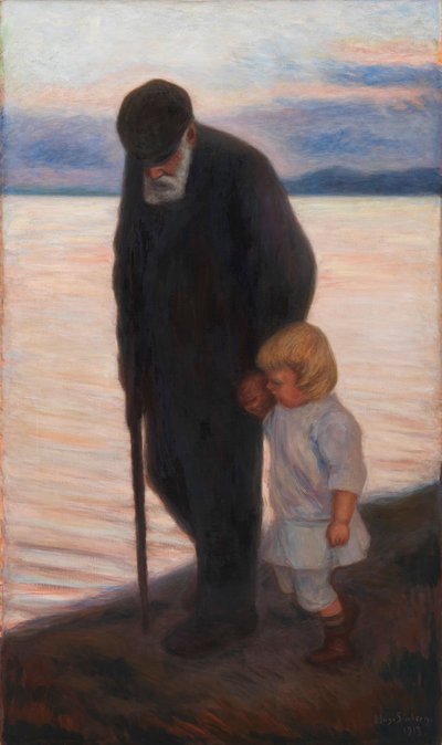 Tegen de avond, 1913 door Hugo Simberg