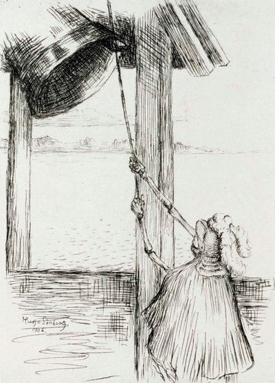 Zonder titel door Hugo Simberg