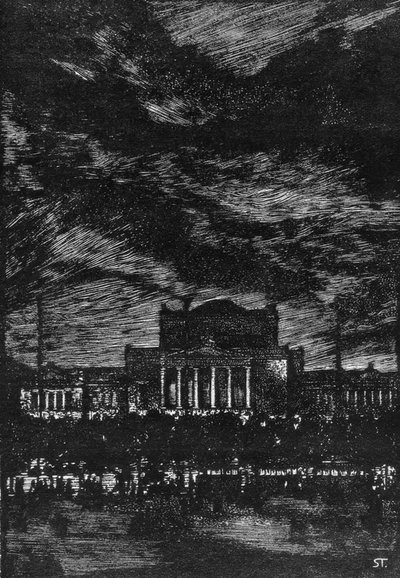 Het nieuwe theater door Hugo Steiner Prag