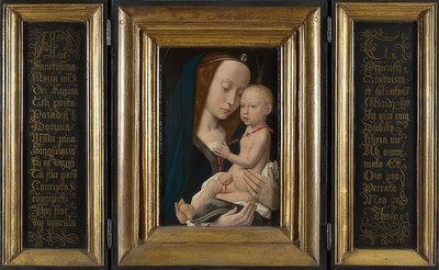 Madonna met het kind. Circa 1485 door Hugo van der Goes