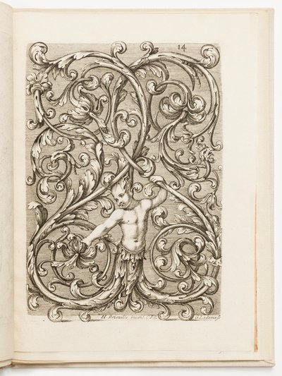 Blad 14, uit Diverses pièces de serruriers door Hugues Brisville