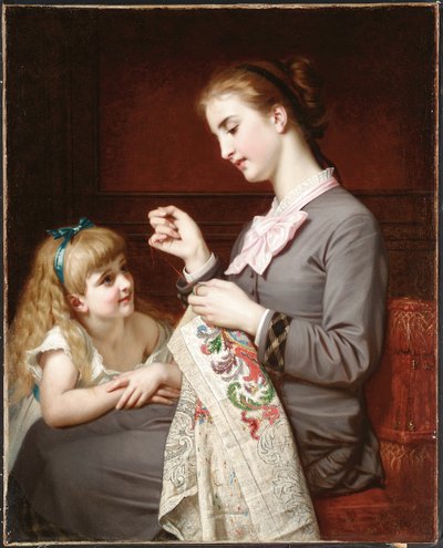 De Borduurles door Hugues Merle