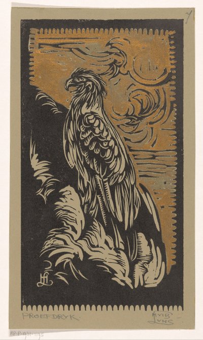 Arend door Huib Luns (signed by artist)