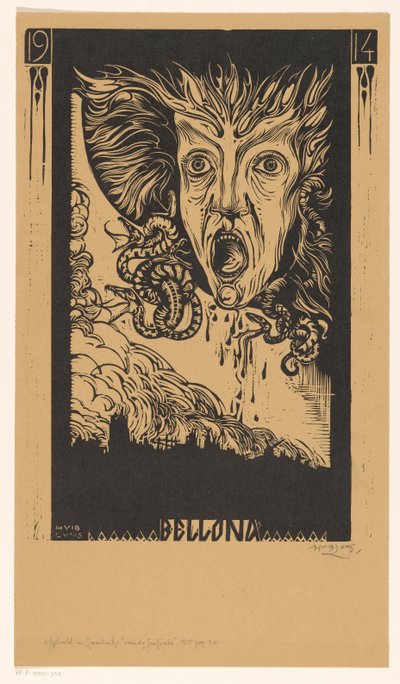 Bellona door Huib Luns (signed by artist)