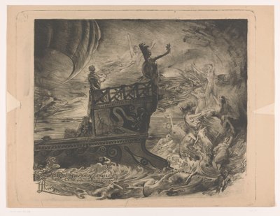 Pour le vaisseau de virgile door Huib Luns