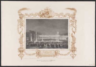 Avondfeest voor de studenten, 1836 door Huib van Hove Bz