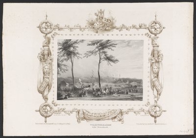 Kermis en ander vermaak, 1836 door Huib van Hove Bz