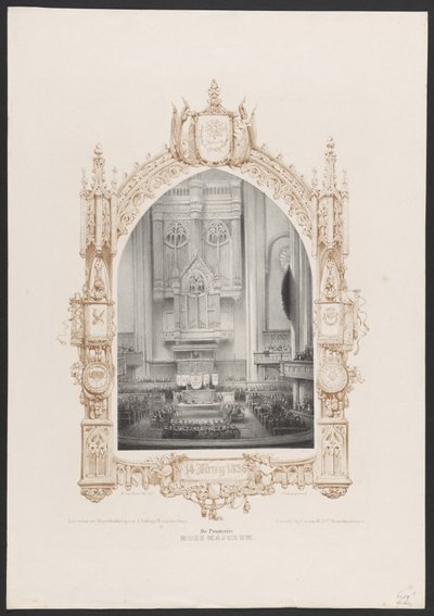 Promotie More Majorum, 1836 door Huib van Hove Bz