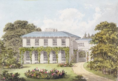Ontwerp voor de Zuidgevel van een Huis aan Clapham Common voor William Holme door Humphry Repton