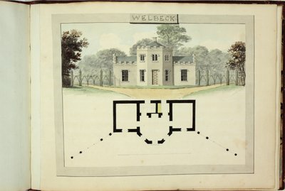Rood Boek: Welbeck door Humphry Repton