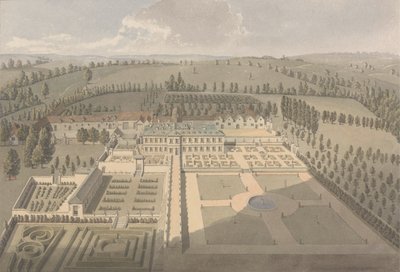 Uitzicht op Sarsden door Humphry Repton