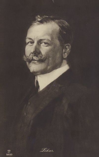 Portret van Franz Lehar door Hungarian School
